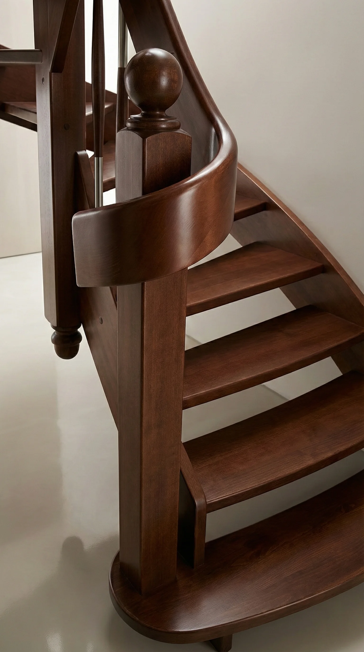 Widok schodów zabiegowych z góry