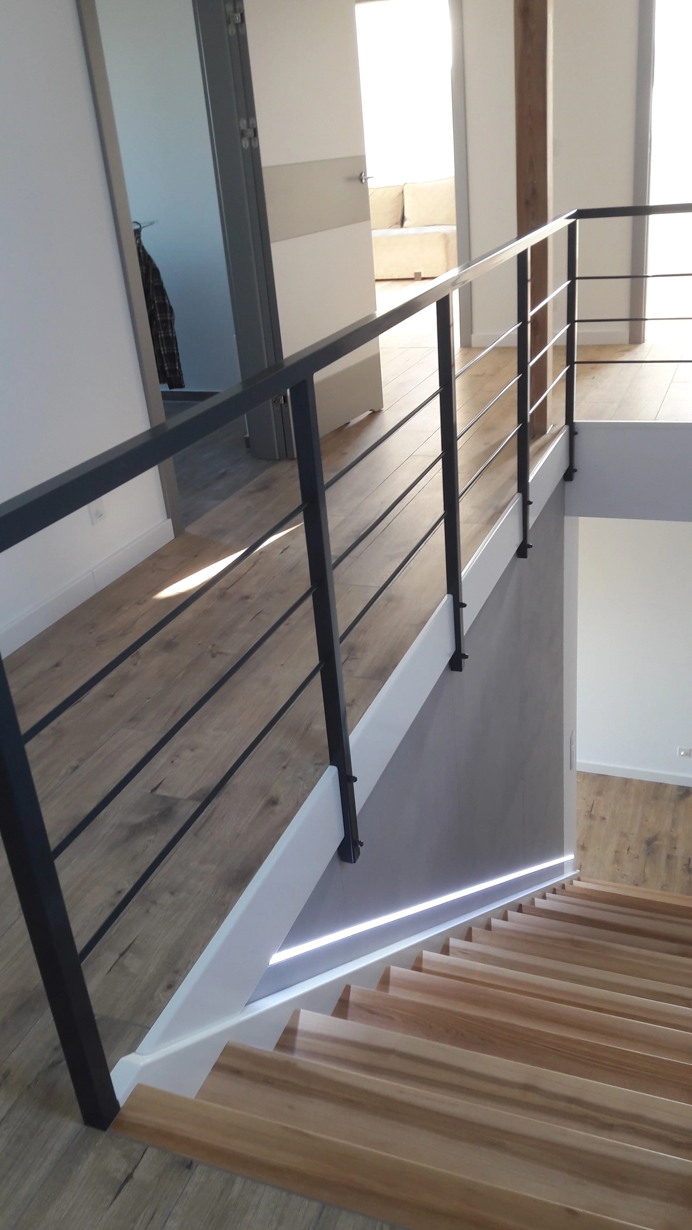 Detal balustrady metalowej